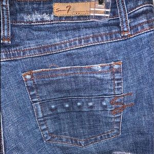 Seven 14 jeans w/decor back pockets